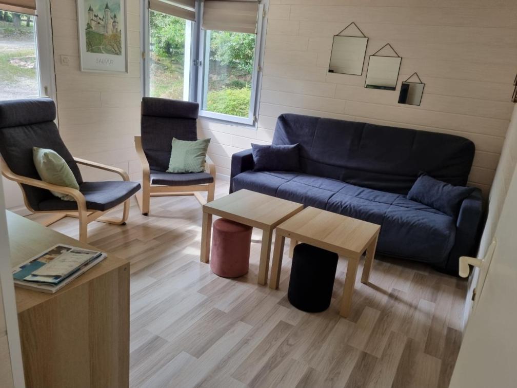 Les Chalets De Saumur, Piscine & Parc Boise, 100M Du Cadrenoir Exteriér fotografie